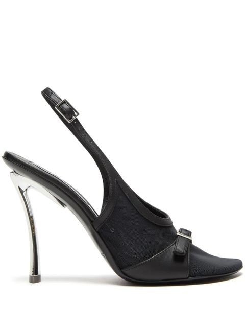 Acne Studios mesh-panelled sandals - Black - zdjęcie produktu nr 1