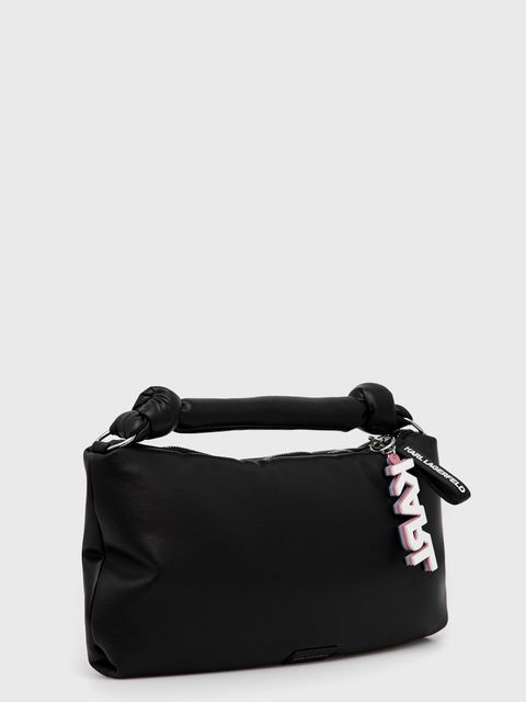 Karl Lagerfeld torebka skórzana 225W3056 kolor czarny