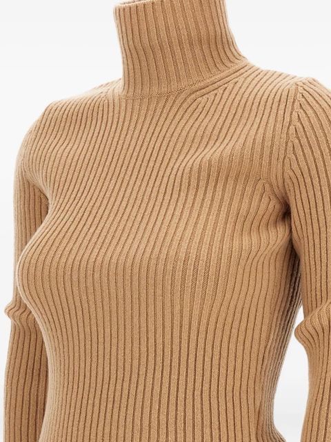 Max Mara ribbed turtleneck sweater - Neutrals
