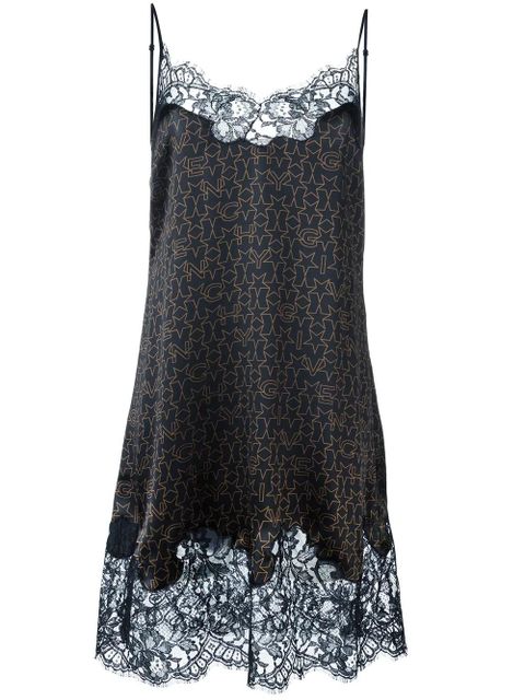 Givenchy logo print lace dress - Black - zdjęcie produktu nr 1