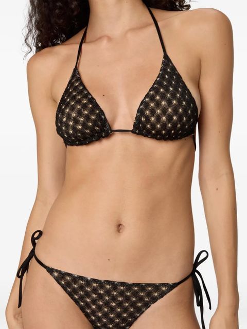 Missoni embellished triangle bikini - Black - zdjęcie produktu nr 2