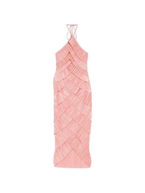 Cult Gaia Patrizia pleated midi dress - Pink - zdjęcie produktu nr 1
