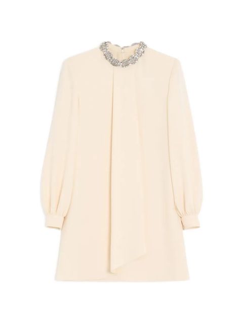 Valentino Garavani cady couture embroidered dress - Neutrals - zdjęcie produktu nr 1