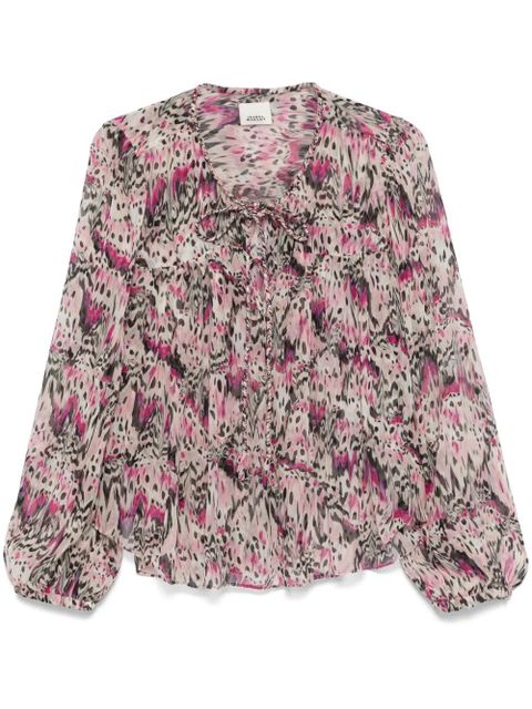 ISABEL MARANT Ametissa blouse - Pink - zdjęcie produktu nr 1