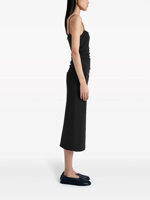 Proenza Schouler Blaire ruched midi dress - Black