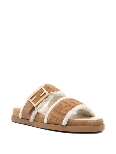 FENDI suede sandals - Neutrals - zdjęcie produktu nr 2