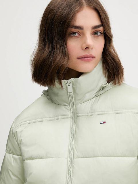 Tommy Jeans kurtka kolor zielony zimowa DW0DW21619 - zdjęcie produktu nr 2