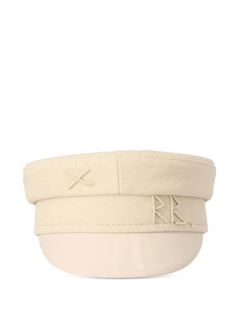Ruslan Baginskiy Baker Boy embroidered hat - Neutrals - zdjęcie produktu nr 1