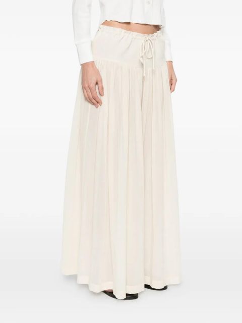 The Row Berenice drawstring trousers - Neutrals