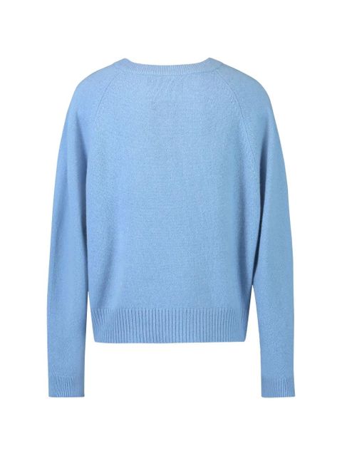 Max Mara V-neck long-sleeve sweater - Blue