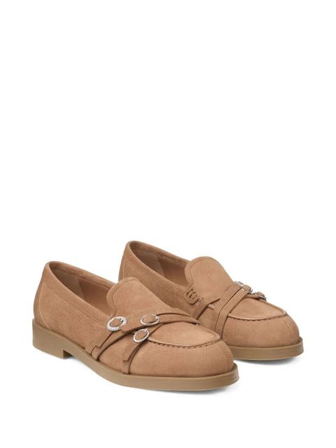 Jimmy Choo strap buckle loafers - Neutrals - zdjęcie produktu nr 2