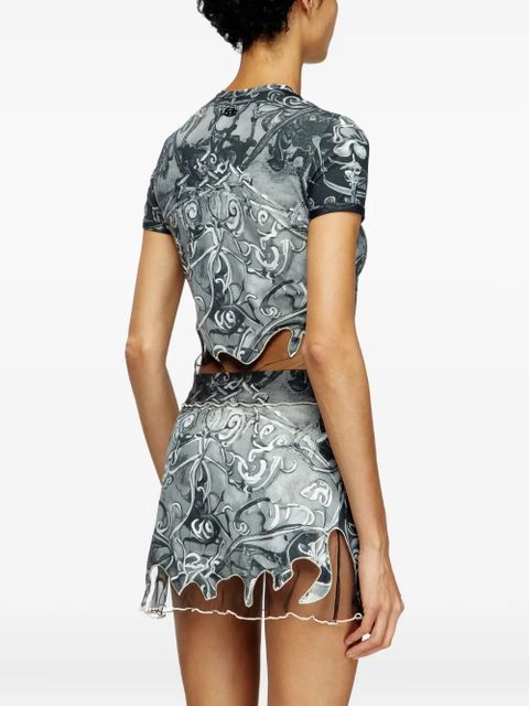 Diesel T-Inlay T-Shirt - Black