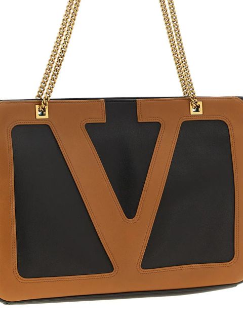 Valentino Garavani medium Viva Superstar chain tote bag - Black
