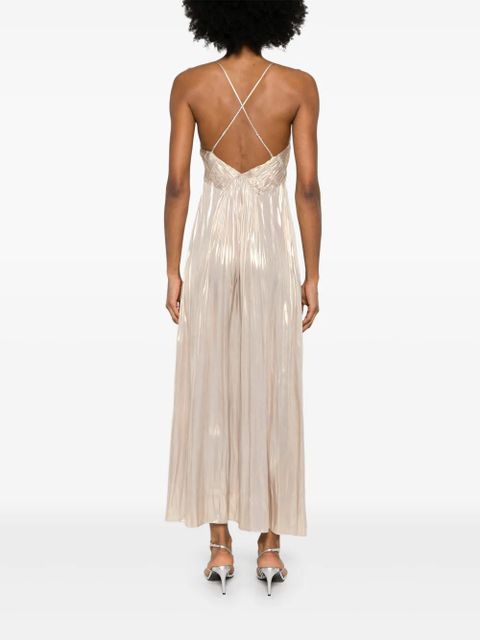 Zadig&Voltaire metallic midi dress - Gold