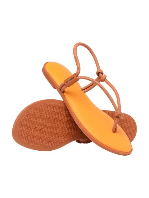 Havaianas sandały UNA ACAI CERRADO damskie kolor pomarańczowy 4149616.4919