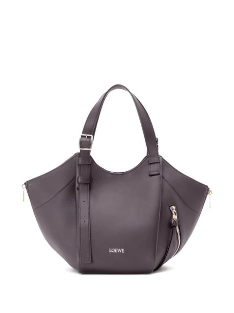 LOEWE Hammock zip tote bag - Brown - zdjęcie produktu nr 1