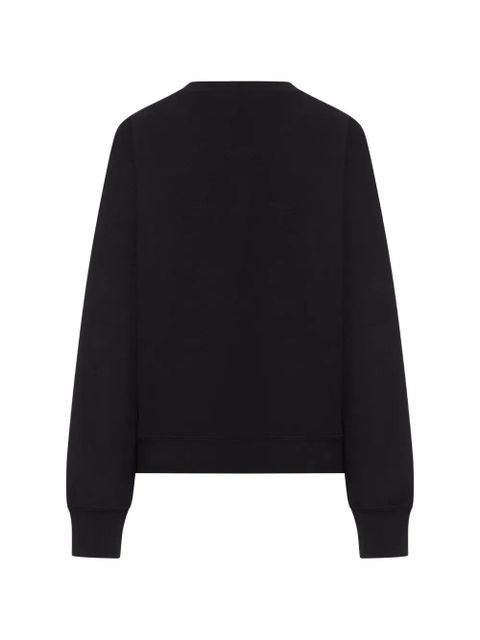 Saint Laurent Cassandre-embroidered jumper - Black - zdjęcie produktu nr 2
