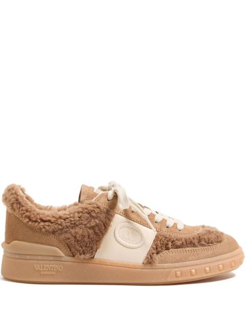 Valentino Garavani Upvillage leather sneakers - Neutrals - zdjęcie produktu nr 1
