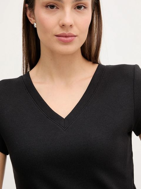 Calvin Klein Jeans t-shirt damski kolor czarny LV047C910G