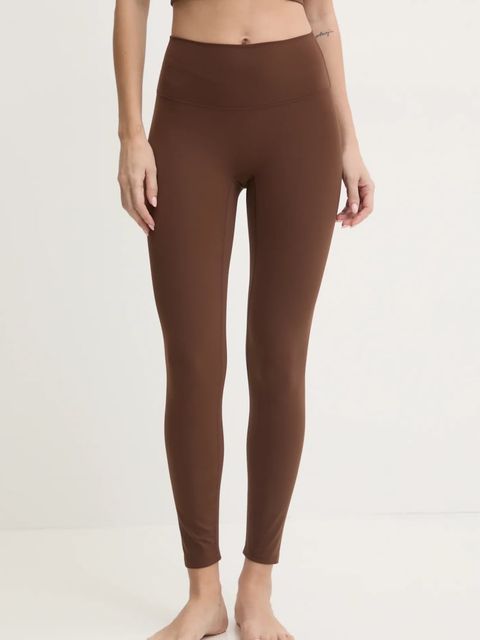 Joy in me legginsy do jogi Oneness Ease kolor brązowy gładkie Oneness Ease 7/8 - zdjęcie produktu nr 1