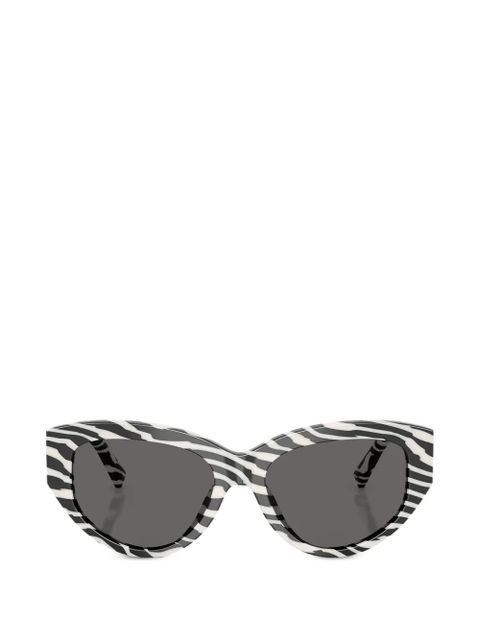 Dolce & Gabbana zebra pattern sunglasses - White - zdjęcie produktu nr 1