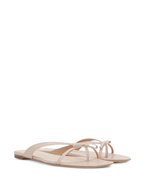 Ferragamo mini bow flip flops - Pink
