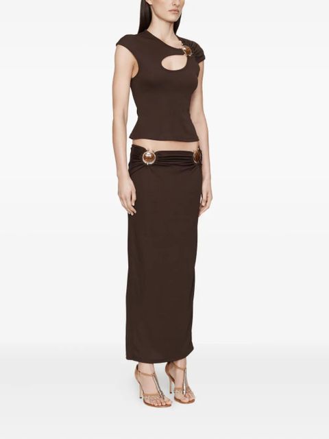 Christopher Esber Hollow T-shirt - Brown