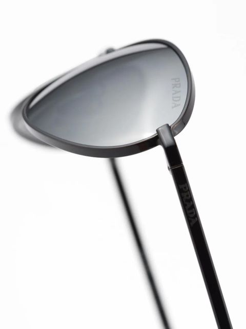 Prada Eyewear Prada PR A59S oval sunglasses - Black