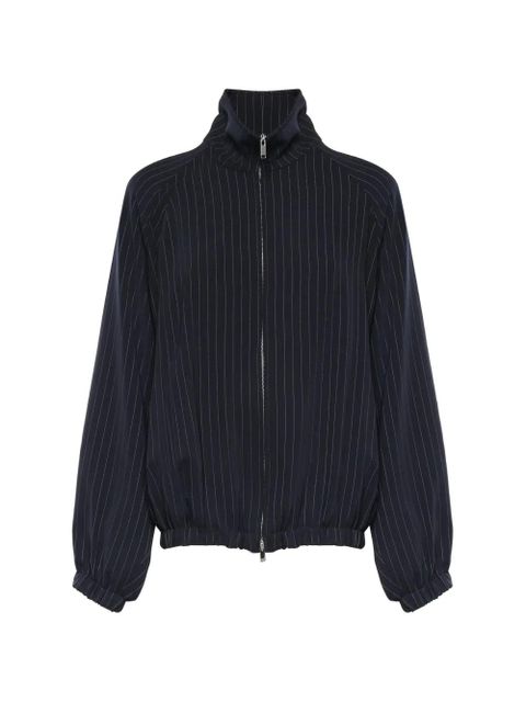 The Frankie Shop Baxter pinstripe raglan-sleeve jacket - Blue - zdjęcie produktu nr 1