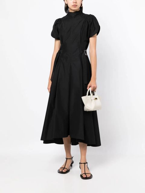 3.1 Phillip Lim high-neck flared midi dress - Black - zdjęcie produktu nr 2