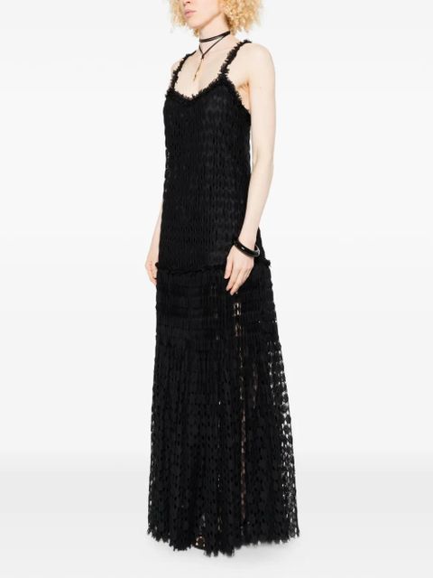 Ulla Johnson ruffled-detail maxi dress - Black
