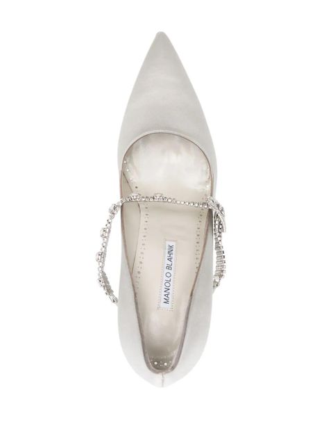 Manolo Blahnik 105mm Hamedi pumps - Grey
