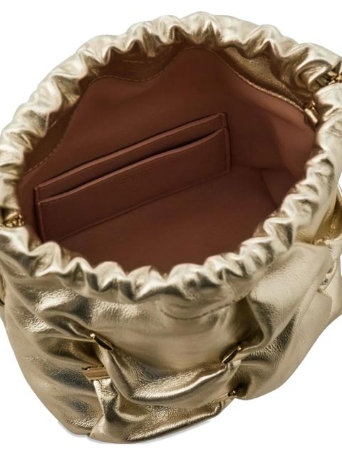 Ferragamo mini Vara-bows bucket bag - Gold