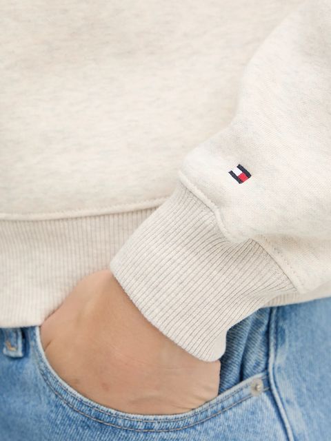 Tommy Hilfiger bluza damska kolor beżowy z nadrukiem WW0WW39791