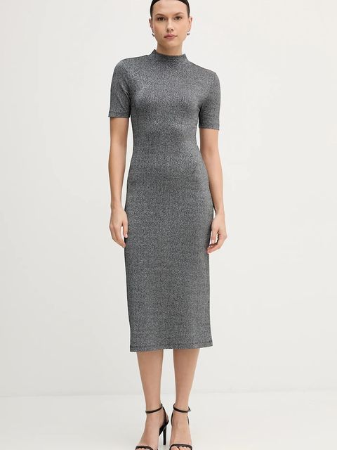 Tommy Hilfiger sukienka kolor czarny mini prosta WW0WW49390 - zdjęcie produktu nr 1