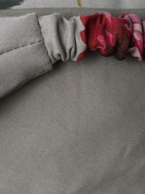 Prada floral-print headband - Grey