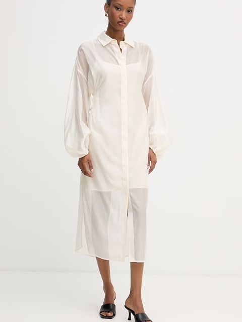 Liu Jo sukienka koszulowa z lyocellem - zdjęcie produktu nr 1