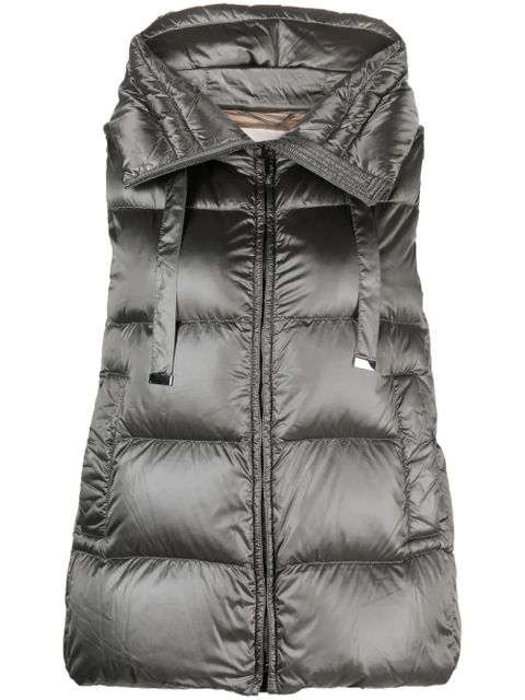 Max Mara hooded padded gilet - Grey - zdjęcie produktu nr 1