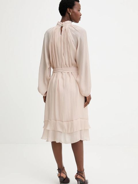 Answear.LAB sukienka kolor beżowy mini rozkloszowana - zdjęcie produktu nr 2