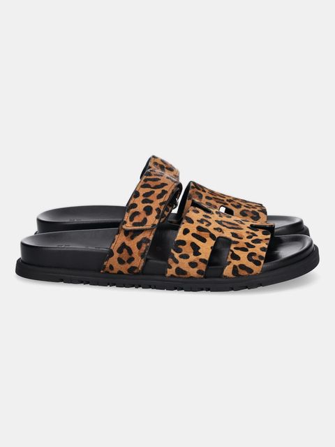 Answear.LAB klapki zamszowe damskie kolor brązowy - zdjęcie produktu nr 2