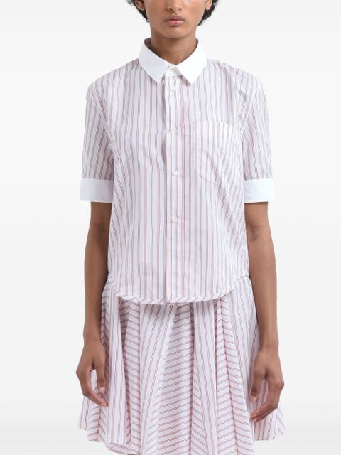 Marni striped cotton shirt - Red - zdjęcie produktu nr 2