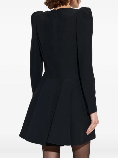 Alexander McQueen long-sleeve mini dress - Black
