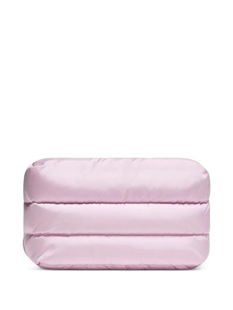 Moncler Caradoc quilted logo make up bag - Pink