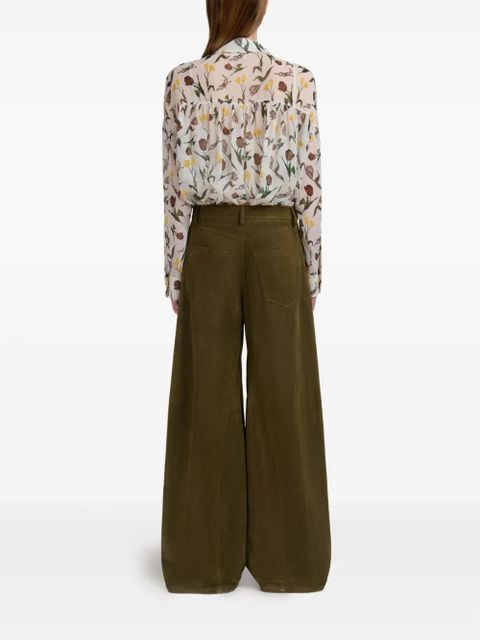 Marni wide-leg trousers - Green