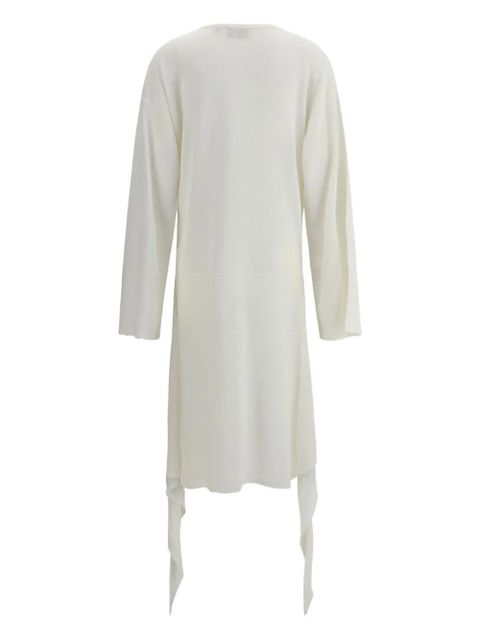 The Attico v-neck mini dress - White