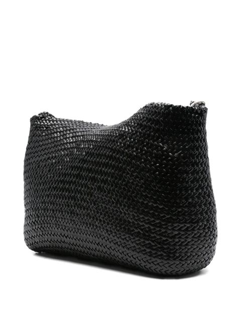 DRAGON DIFFUSION Santa Marta woven-leather shoulder bag - Black - zdjęcie produktu nr 2