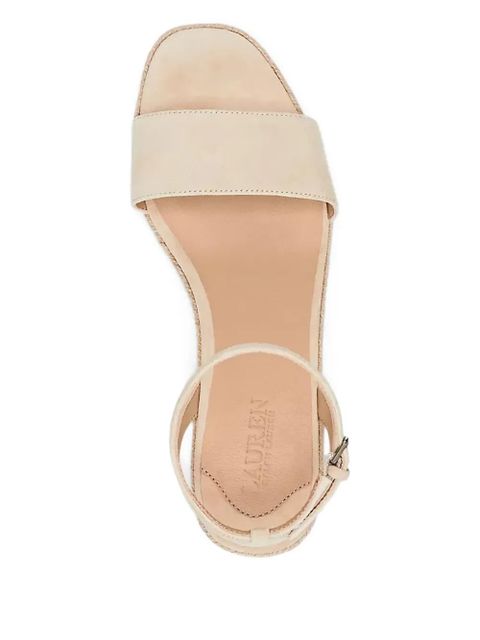 Lauren Ralph Lauren 35mm suede espadrilles - Neutrals