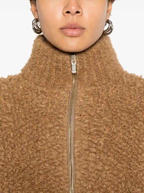 Max Mara Oggetti zip-up cardigan - Brown