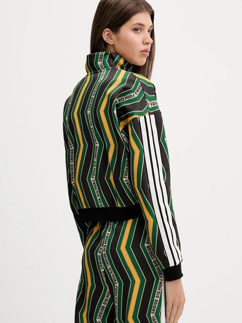 adidas bluza x Farm Rio damska kolor czarny wzorzysta JL8618