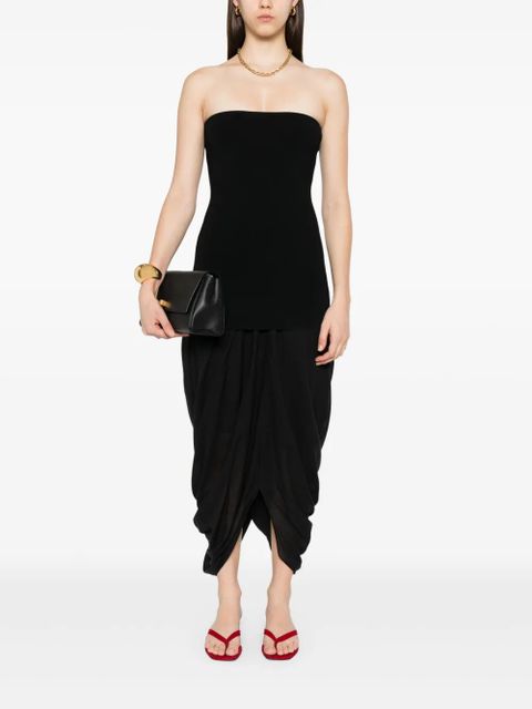 TOTEME knitted tube top - Black - zdjęcie produktu nr 2